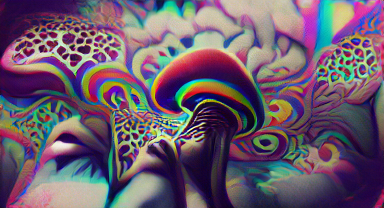 totally legal rainbow mushroom