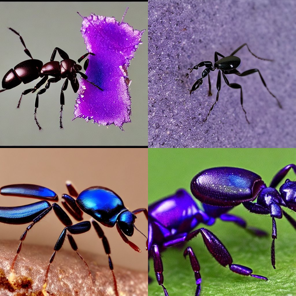 4 ants from the magic purple dimension